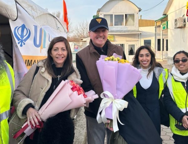 New Jersey Governor Phil Murphy And The First Lady Visit Ukraine with United Sikhs and Applaud Relief Efforts