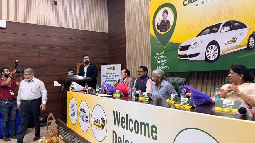 Cabs Paraforce Launches Taxi Services, Providing Retired Defence Personnel With Job Opportunities