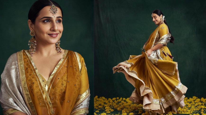 Vidya Balan's Traditional Lehnga At Anant Radhika Wedding Looked Stunning And Impressive